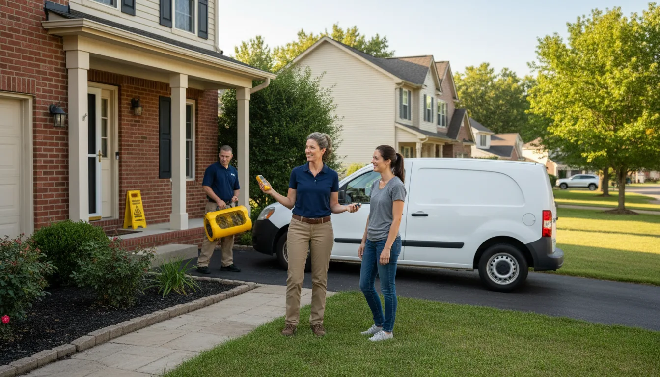 Water restoration image for Dehumidification And Cleanup Services in Rising Sun, MD